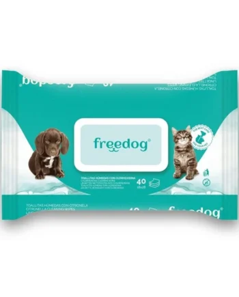 Freedog Toallitas Húmedas Clorhexidina (40 uds)
