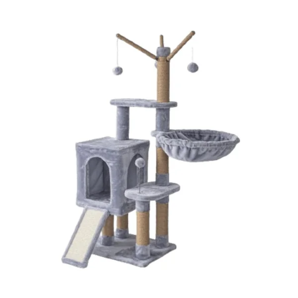 Freedog Árbol Rascador Multijuego Sierra Gris para Gatos