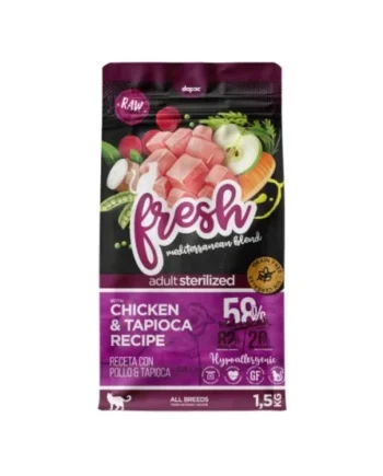Fresh Mediterranean Blend Cat Sterilised - Grain Free - 4 kg