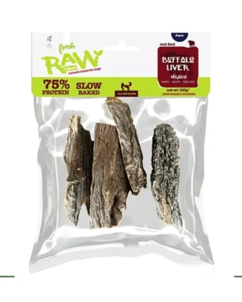 Fresh Raw hígado de búfalo - 100 gr