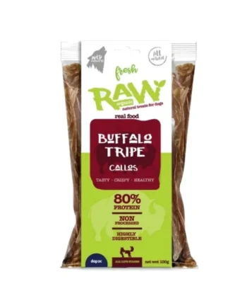 Fresh Raw Tripa de búfalo horneada - 800 gr