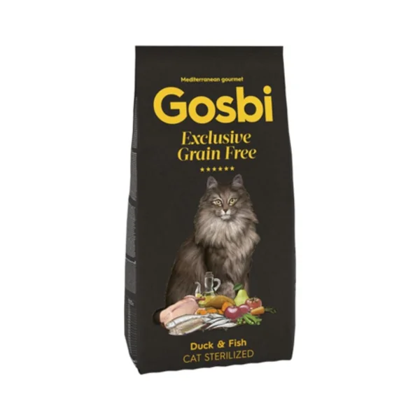 Gosbi Exclusive Grain Free Duck & Fish Cat Sterilized