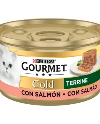 Gourmet Gold Terrine Salmón 85 g Comida Húmeda para Gatos