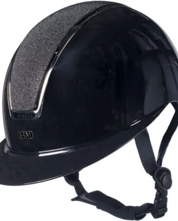HKM Gorra Lady Shield Brillant Negro/Plata