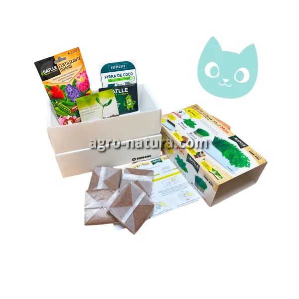 Kit de cultivo fácil para gatos