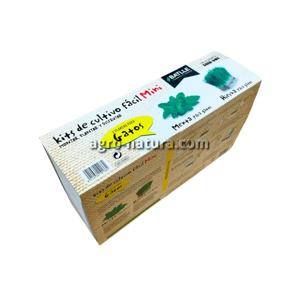 Kit de cultivo fácil para gatos
