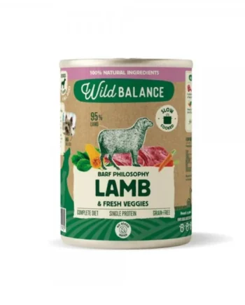 Lata para perros Filosofía BARF - Cordero