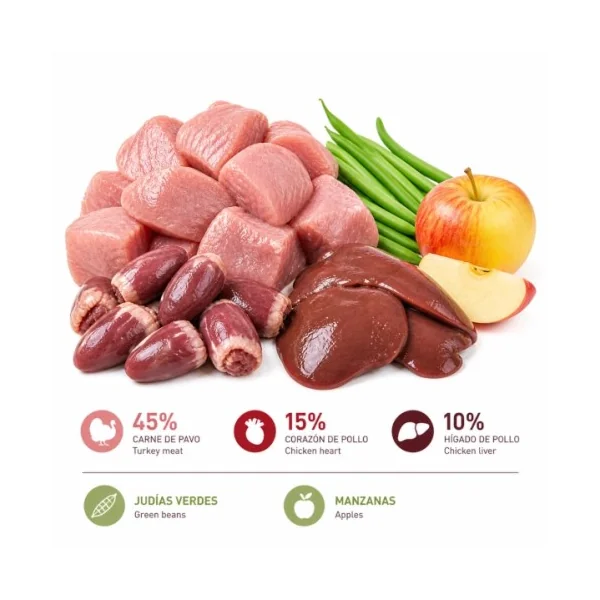 Lata Select Dog ADULT LIGHT - PAVO con Judías verdes y Manzanas - 400 gr