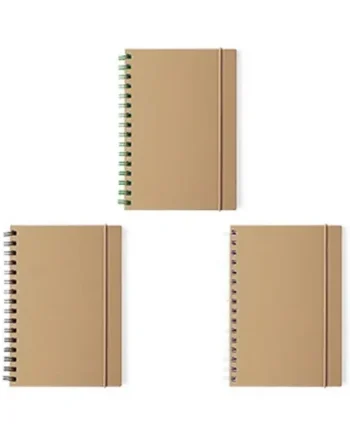 Libreta anillas ecológica con tapas rígidas