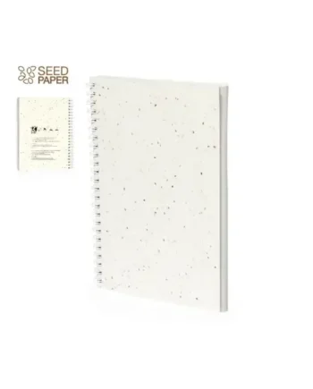 Libreta de anillas plantable con semillas de petunia