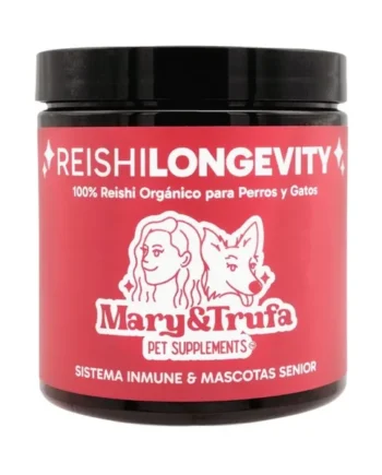 Mary & Trufa Reishi Longevity Suplemento para Perros y Gatos 75g