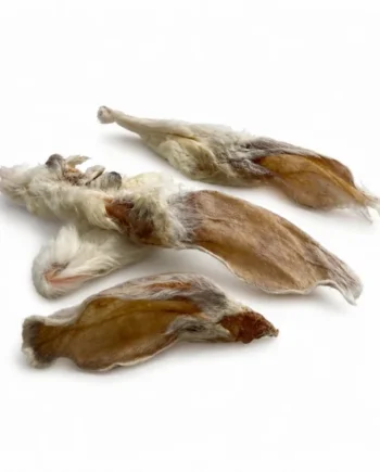 Mordedores Naturales Oreja Conejo con Pelo (4 uds)