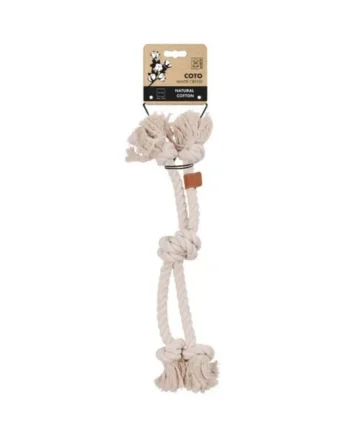 M-Pets Cuerda con Nudos Blanca para Perro