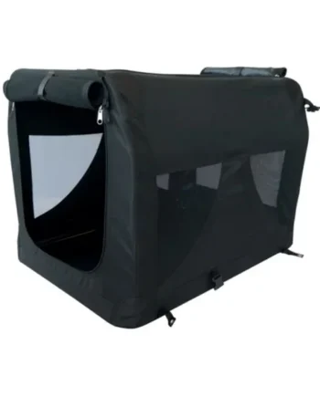 M-Pets Transportín Comfort Plegable Negro