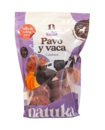 Natuka Menú BARF de Pavo y Vaca para Perro