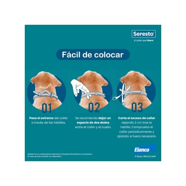 PACK-2 - Collar Antiparasitario Seresto para perros < 8kg + > 8kg - Bayer