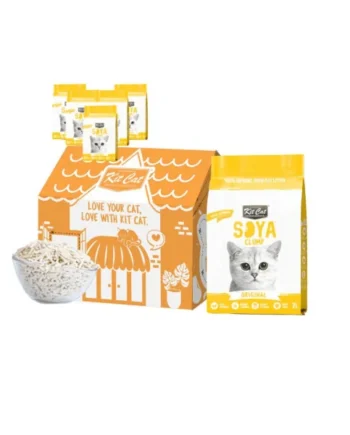 Pack-6 Arena para gatos Kit Cat SoyaClump Original