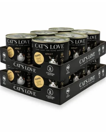 Pack 12 Latas Cats Love Puro Pollo para Gato