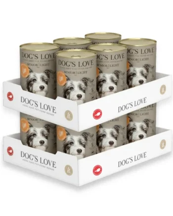 Pack 12 Latas Dogs Love Light Pavo para Perro Senior