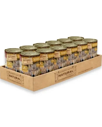 Pack 12 Latas Natural Greatness Vacuno y Cerdo para Perro