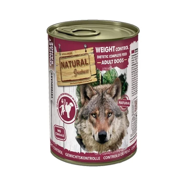 Pack 12 Latas Natural Greatness VET Obesity para Perro