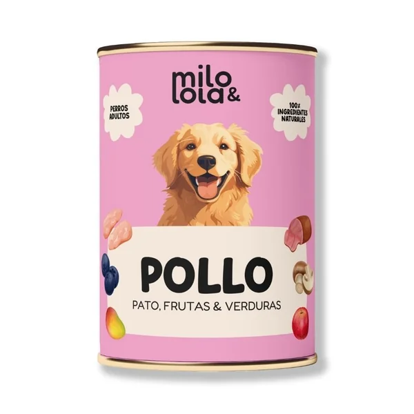 Pack Mixto 24 Latas Milo y Lola de Conejo y Pollo