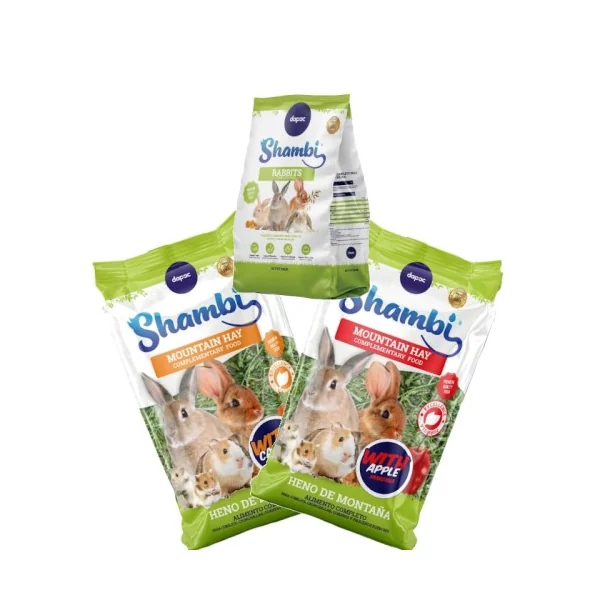 Pack (zanahoria y manzana) Shambi para Conejos
