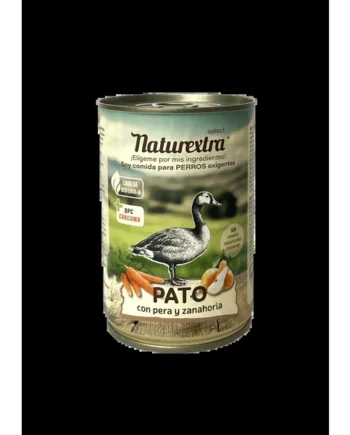 Pato con pera y zanahoria lata - Naturextra 400g
