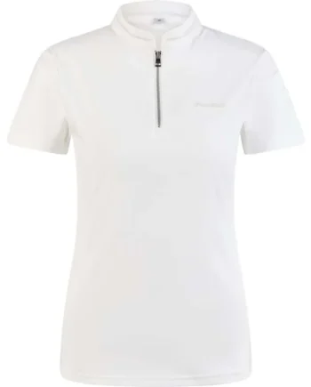 Pikeur Camiseta Function Zip SS26 Blanco