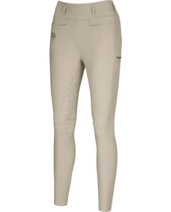 Pikeur Legging de Equitación Linnett Summer SS26 Full Grip Pearl Gray