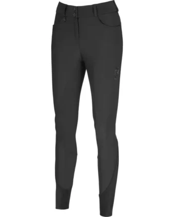 Pikeur Pantalón de Equitación Ceelina Leather Seat SS26 Full Grip Negro
