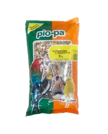Pio-pa Alimento Cotorras y Agapornis - 1kg