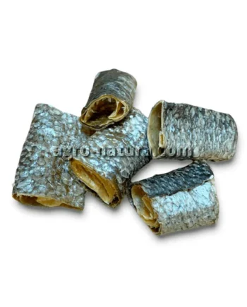 Rolls naturales de piel de salmón