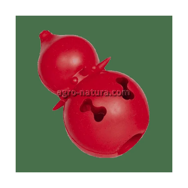 Rubber Double Ball Red