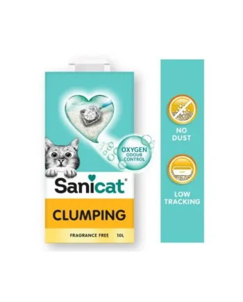 Sanicat cumpling arena aglomerante sin perfume para gatos 10 litros 8,7kg