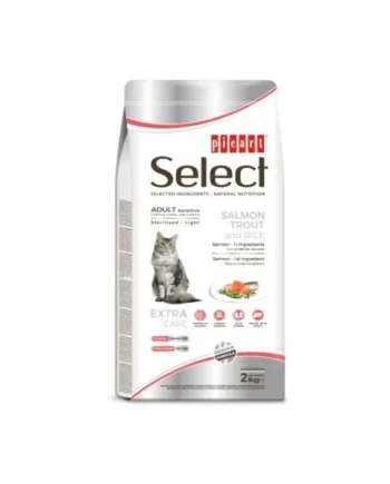 Select Cat ADULT Sensitive - Salmón y arroz - 8 kg