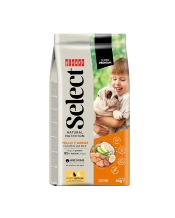 Select - PUPPY MEDIUM - Pollo y Arroz - 3 kg