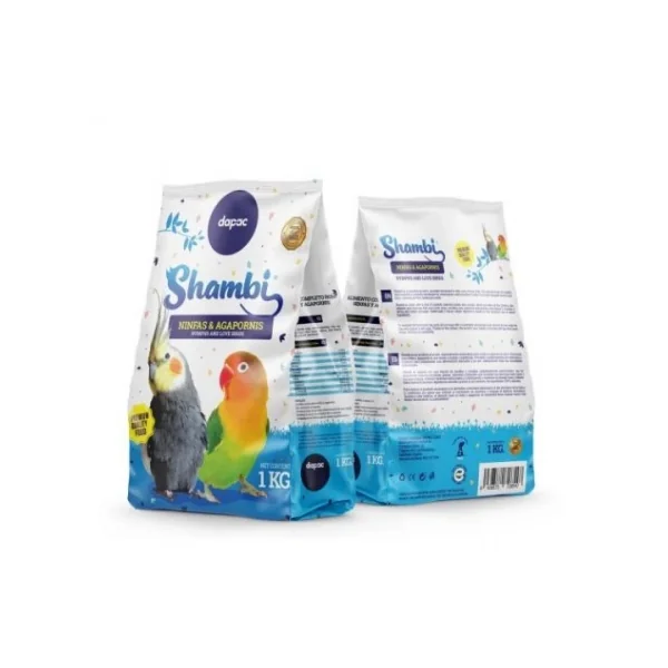 SHAMBI - Mixtura EXTRA Ninfas y Agapornis - 1kg