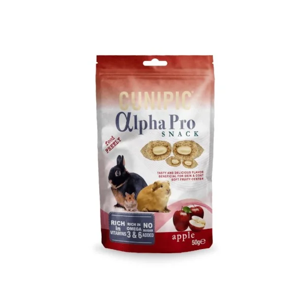 Snack para Conejos y Roedores – Alpha Pro Manzana - Cunipic