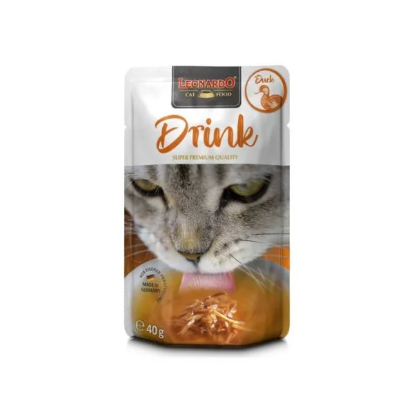 Sopa Leonardo Drink para gato sabor PATO