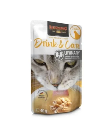Sopa Leonardo Drink para gato sabor POLLO urinary