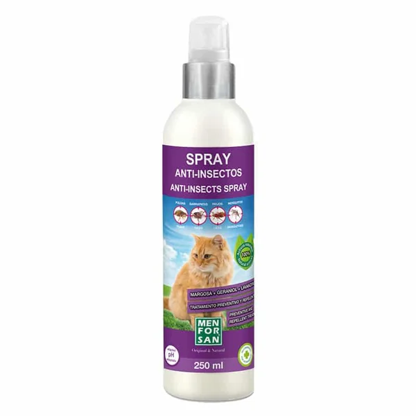 Spray Cat Antiinsectos Margosa,Geranil,Lavan 250ml al mejor precio | Comprar en La Tienda del Pienso