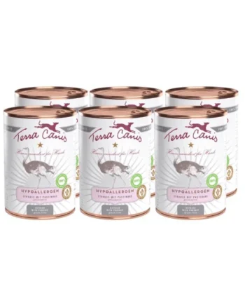 Terra Canis Hypoallergenic Avestruz 6 x 400 gr