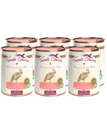 Terra Canis Light Pavo 6 x 400 gr