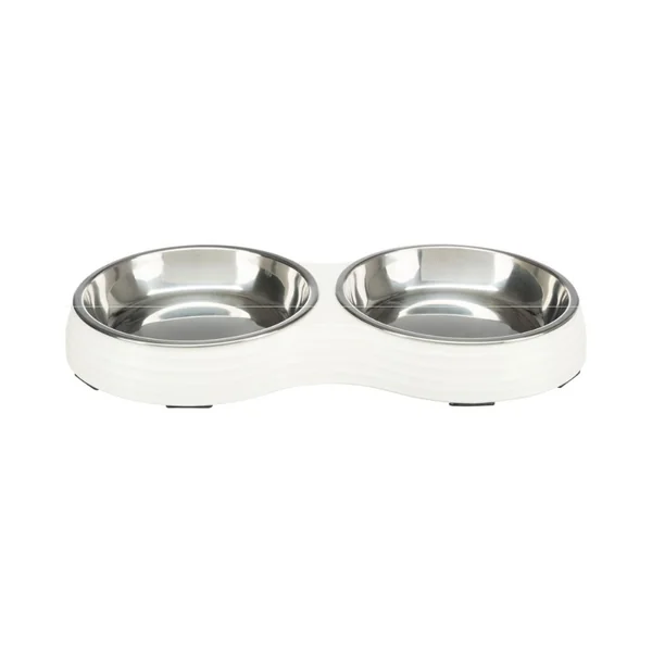 Trixie Set Comedero Doble con Soporte