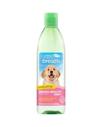 TropiClean Fresh Breath Solución Bucal para Cachorros