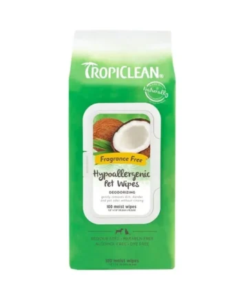TropiClean Toallitas Húmedas Hipoalergénicas