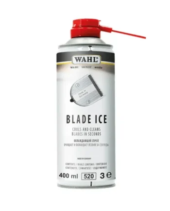 Wahl Blade Ice Frío Spray Refrigerante Lubricante 4 en 1 para Máquinas de Corte de Pelo
