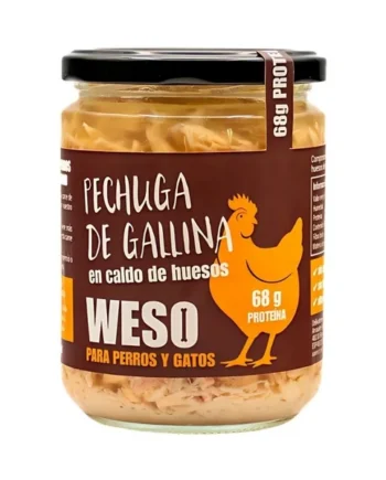 Weso Pechuga de Gallina en Caldo 400g