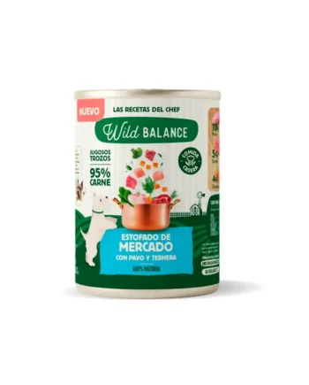 Wild Balance Lata Estofado de Pavo y Ternera 400g Perro
